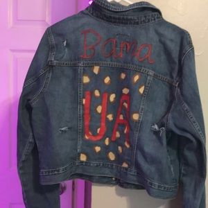 cheetah print jean jacket